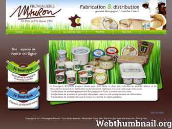 fromagerie-mauron.fr website preview