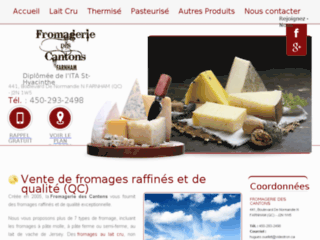 fromageriedescantons.com website preview