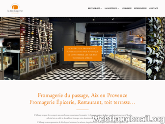 lafromageriedupassage.com website preview