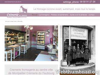 cremeriedufaubourg.fr website preview