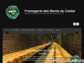 fromages-du-cantal.com website preview