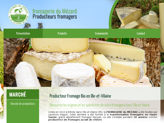 fromages-du-mezard.com website preview