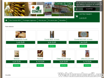 comte-dujura.com website preview