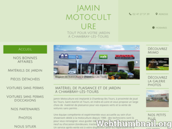 jamin-motoculture.fr website preview