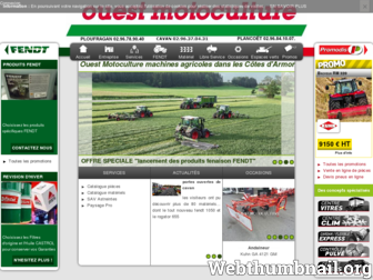 ouestmotoculture.fr website preview