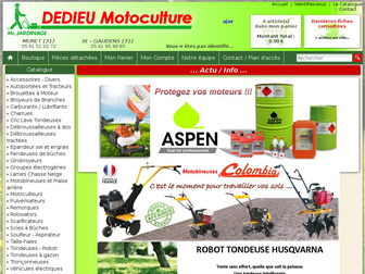 dedieu-motoculture.com website preview