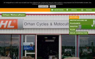 orhan-motoculture.fr website preview