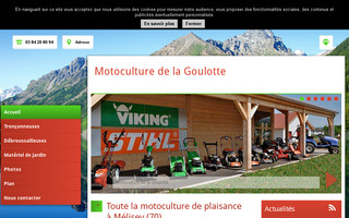motoculture-goulotte.com website preview