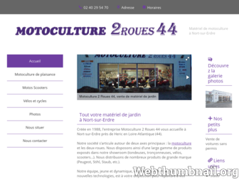motoculture2roues44.fr website preview