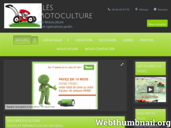 ales-motoculture.fr website preview