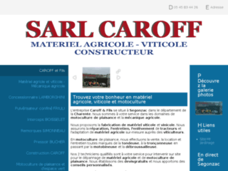 caroff-motoculture.fr website preview