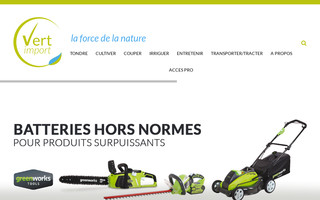 vert-import.fr website preview