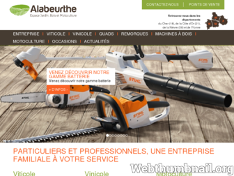 alabeurthe.fr website preview