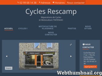 cycles-motoculture-rescamp.fr website preview