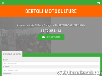 motoculture-correze.fr website preview