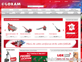 loxam.fr website preview