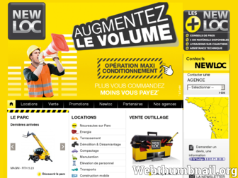 newloc.fr website preview