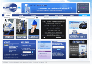 bleublanc.fr website preview