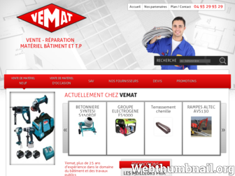 vente-materiel-06.com website preview