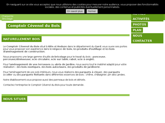 comptoir-cevenol-du-bois.fr website preview