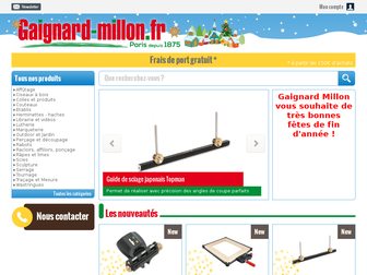 gaignard-millon.com website preview