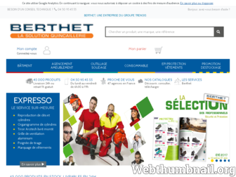 berthet.fr website preview