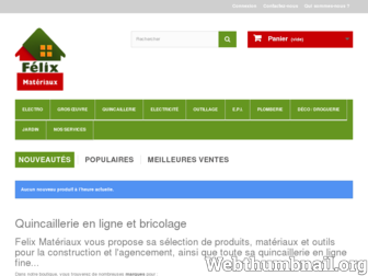 felixmateriaux.com website preview