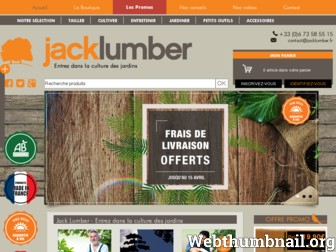jacklumber.fr website preview