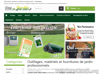 produjardin.fr website preview