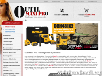 outil-maxi-pro.com website preview