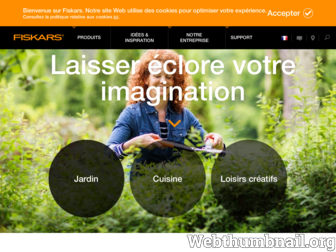 fiskars.fr website preview
