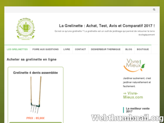 grelinette.fr website preview
