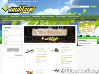 jardiforet.com website preview