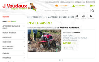 vaudaux.fr website preview