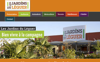 jardins-leguer.fr website preview