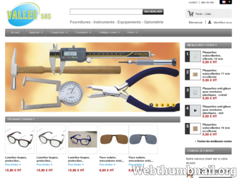 vallee-optique.eu website preview