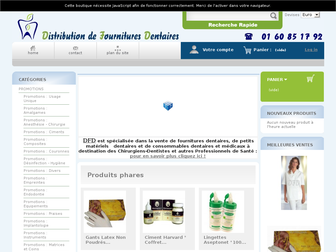 fourniture-dentaire.net website preview
