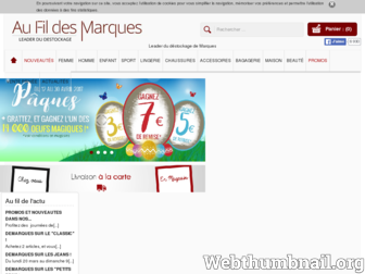 aufildesmarques.com website preview