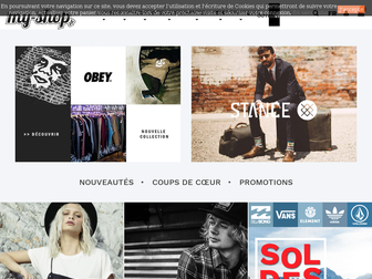 my-shop.fr website preview