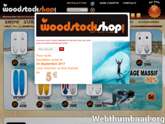 woodstockshop.com website preview