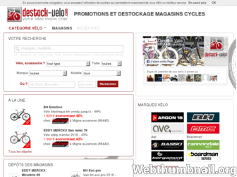 destock-velo.com website preview