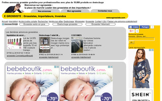 egrossiste.com website preview
