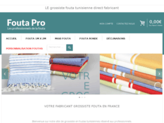 fouta-pro.com website preview