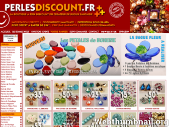 perlesdiscount.fr website preview