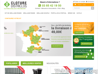 cloture-discount.fr website preview