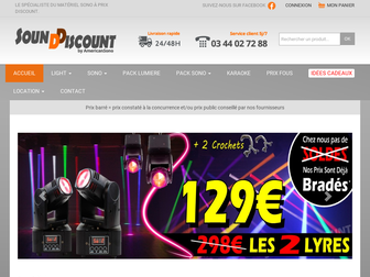 sound-discount.fr website preview