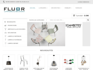 fluor-luminaires.fr website preview
