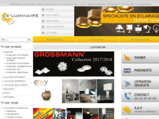 e-luminaire.com website preview