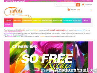 falbala-luminaires.com website preview