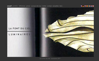 lafontduciel-luminaires.com website preview